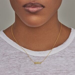 Gold 'Sister' Necklace By Jennifer Meyer